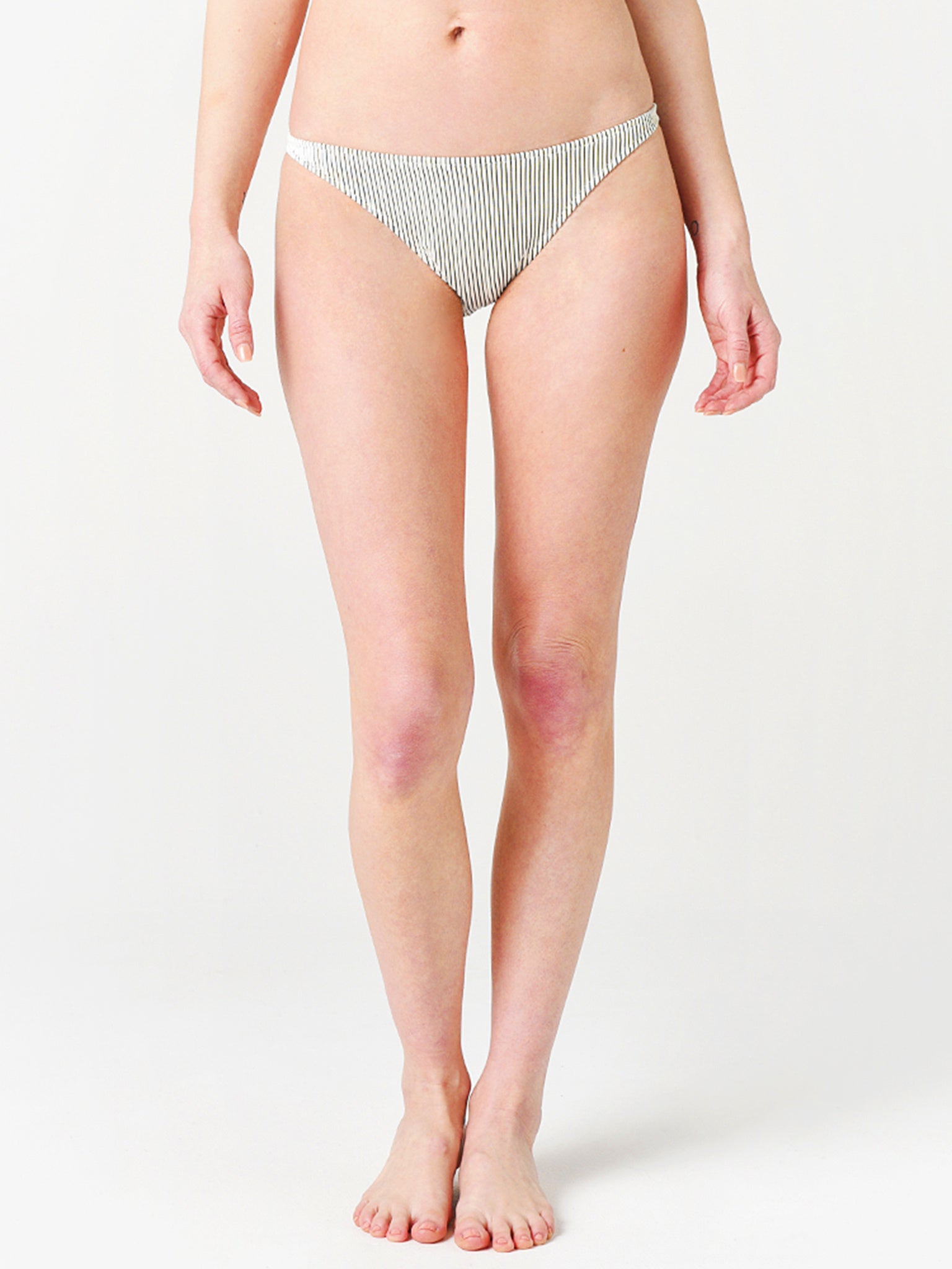 Tori Praver Women's Marlow Rib Classic Bikini Bottom - Saint Bernard