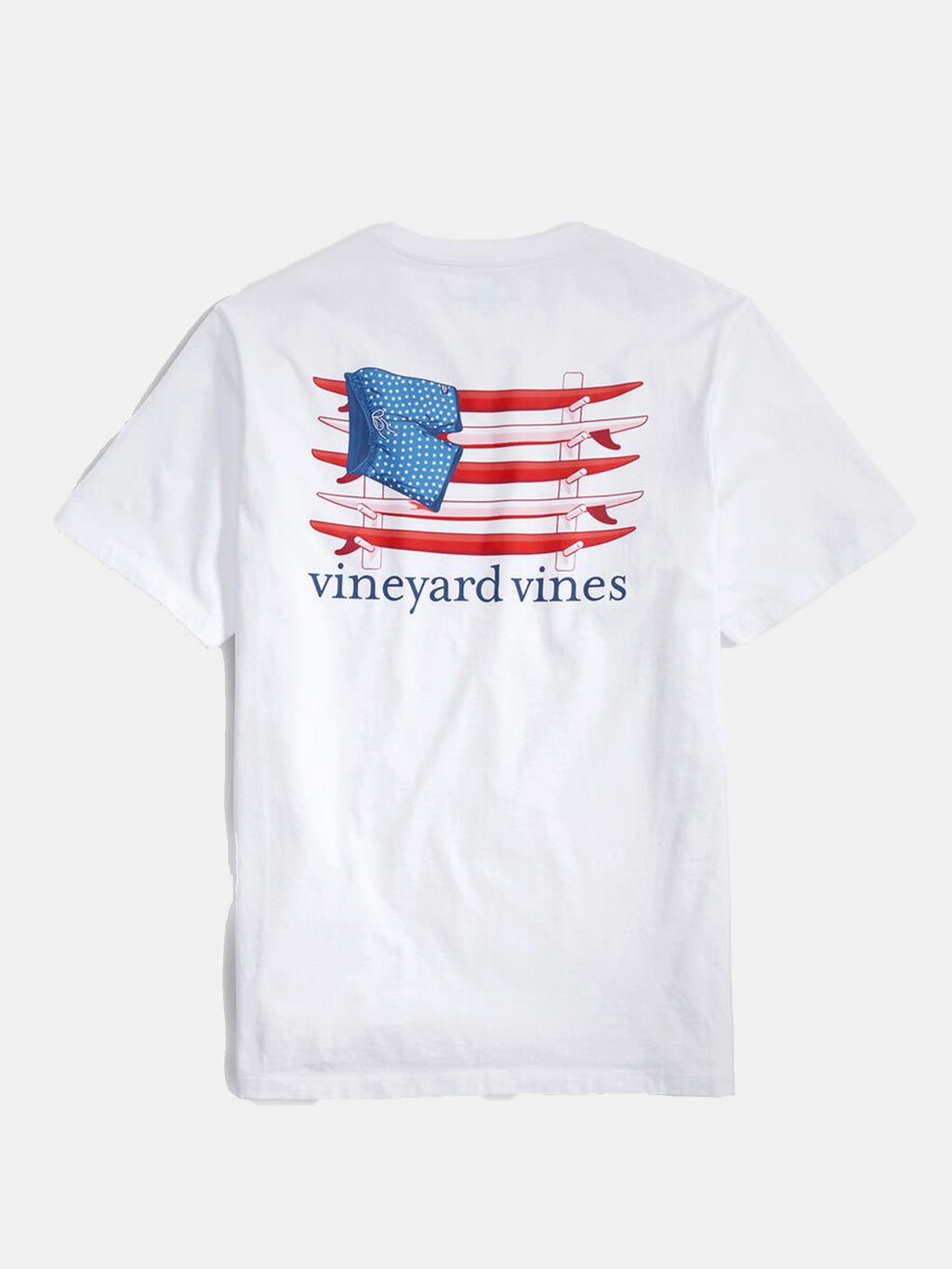 Vineyard Vines Men's Short Sleeve Surf Flag Pocket Tee - Saint Bernard