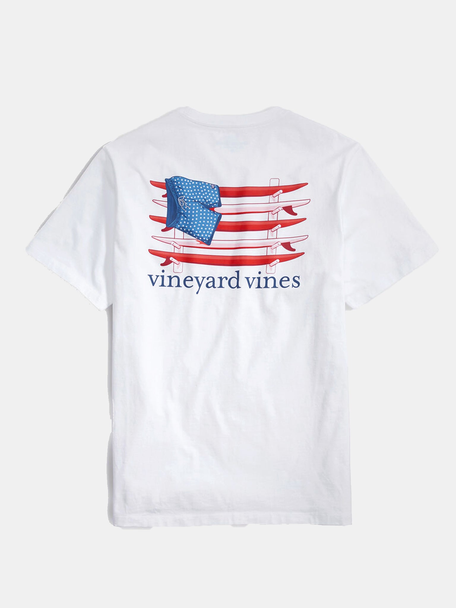 Vineyard Vines Men's Short Sleeve Surf Flag Pocket Tee - Saint Bernard