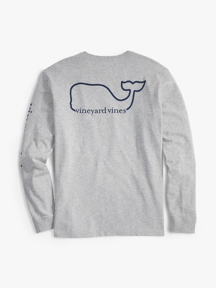 Vineyard Vines Men’s Whale Long-Sleeve Pocket Tee - Saint Bernard