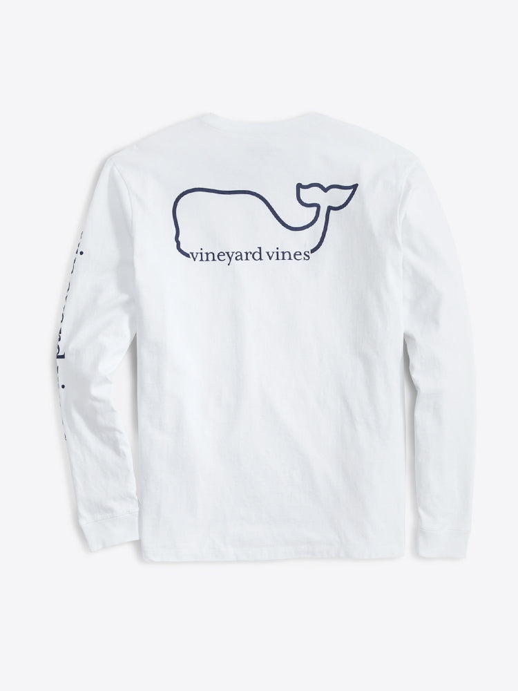 Vineyard Vines Men’s Whale Long-Sleeve Pocket Tee - Saint Bernard