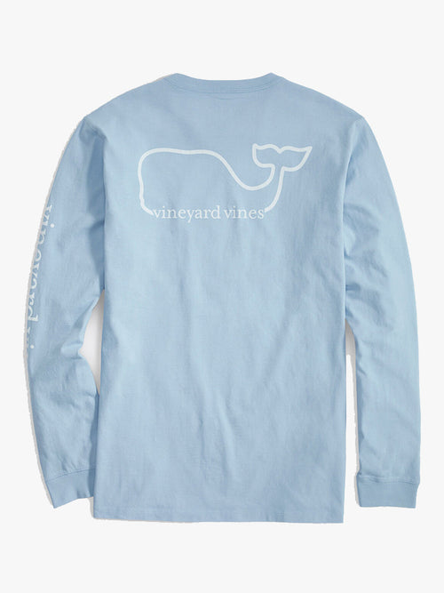 Vineyard Vines Men’s Whale Long-Sleeve Pocket Tee