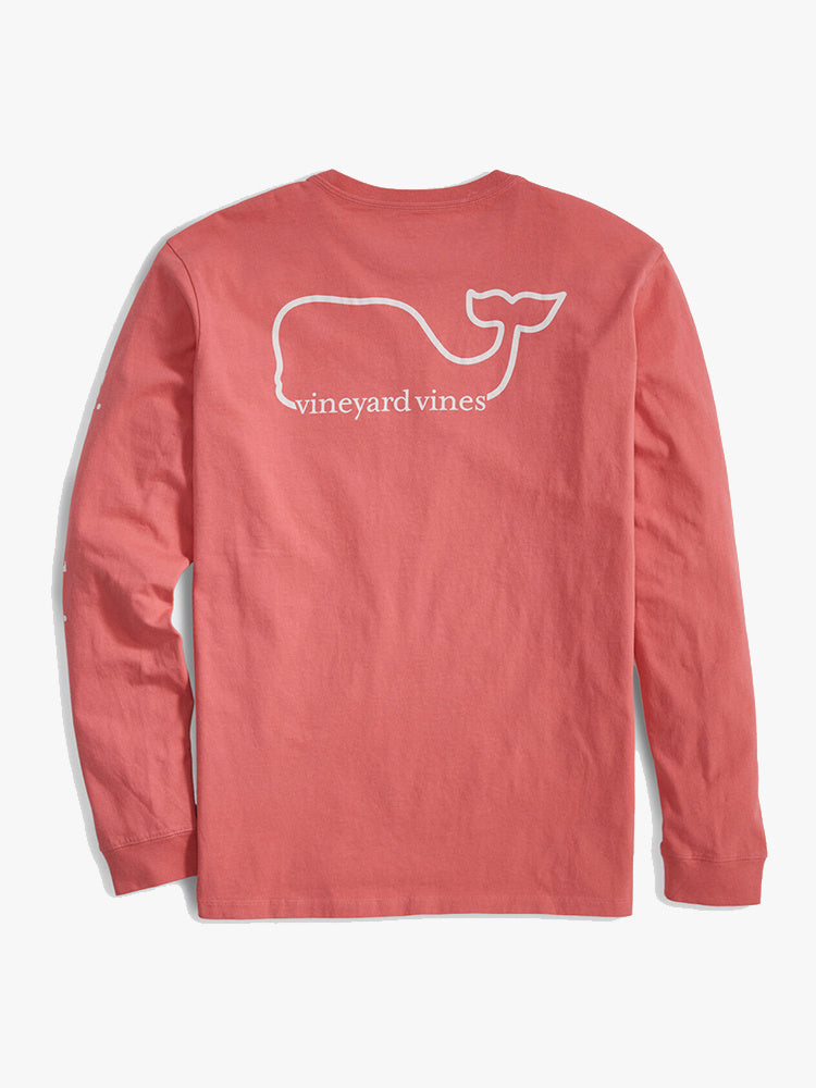 Vineyard Vines Men’s Whale Long-Sleeve Pocket Tee - Saint Bernard