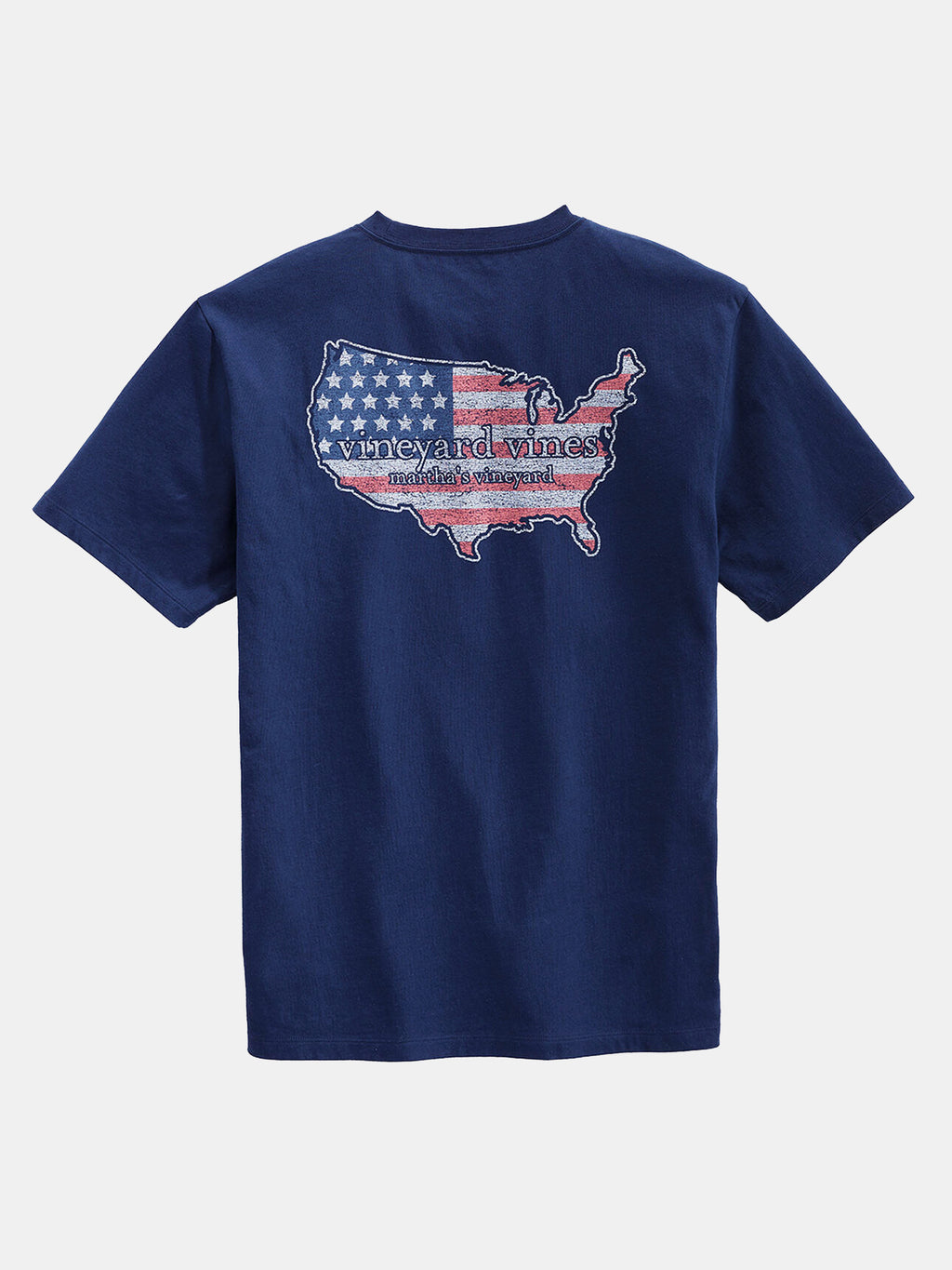 Vineyard Vines Men's Short Sleeve USA Pocket Tee - Saint Bernard