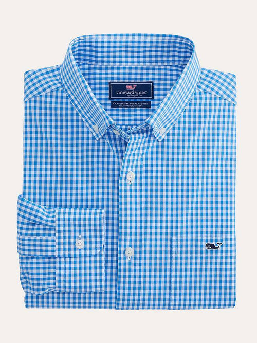 Vineyard Vines Men's Arawak Gingham Classic Tucker Shirt