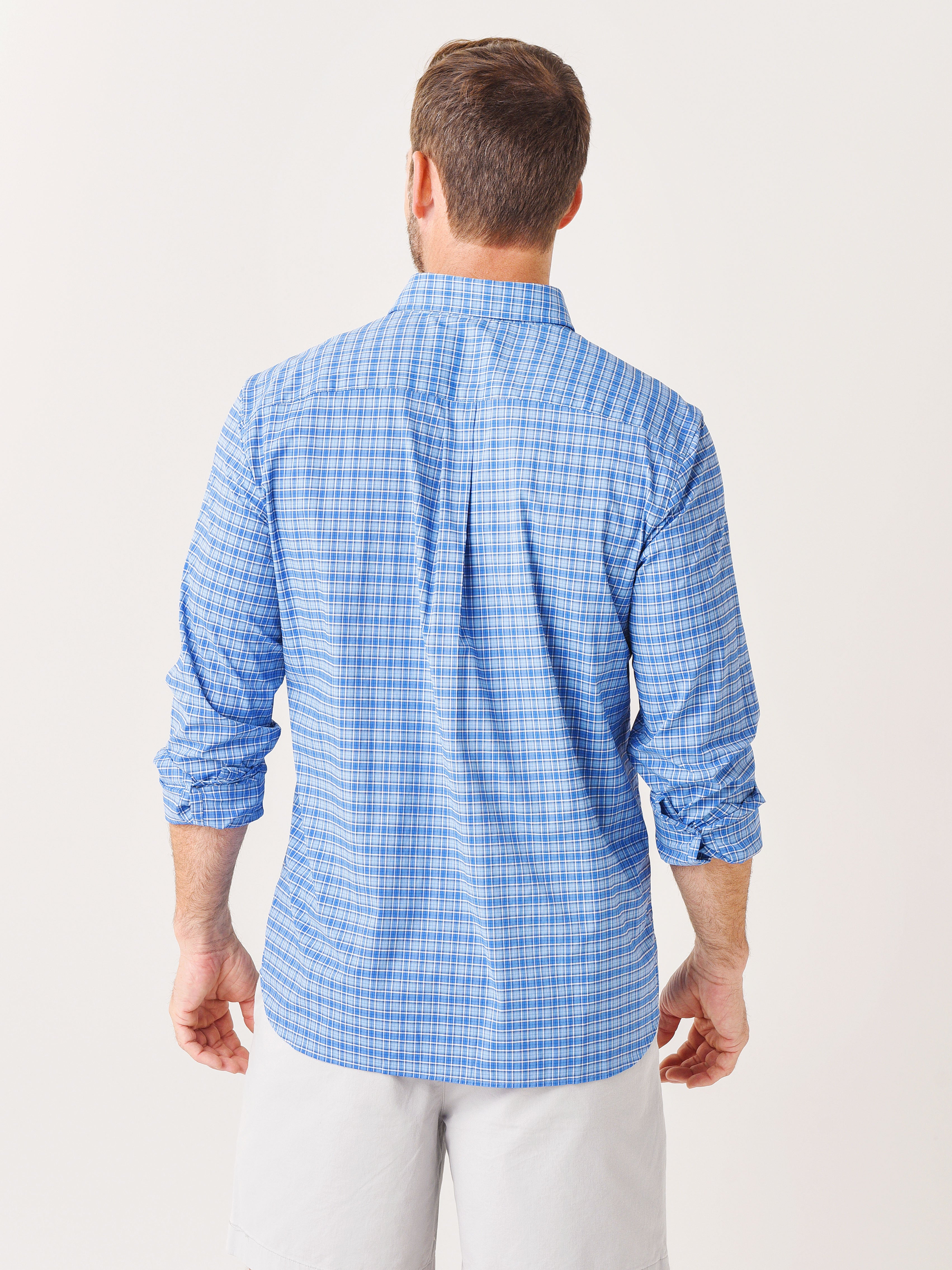 Vineyard Vines Men's Classic Fit Small Check On-The-Go Shirt