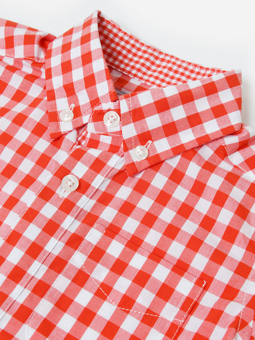 Classic Prep Boys' Owen Gingham Button-Down Shirt