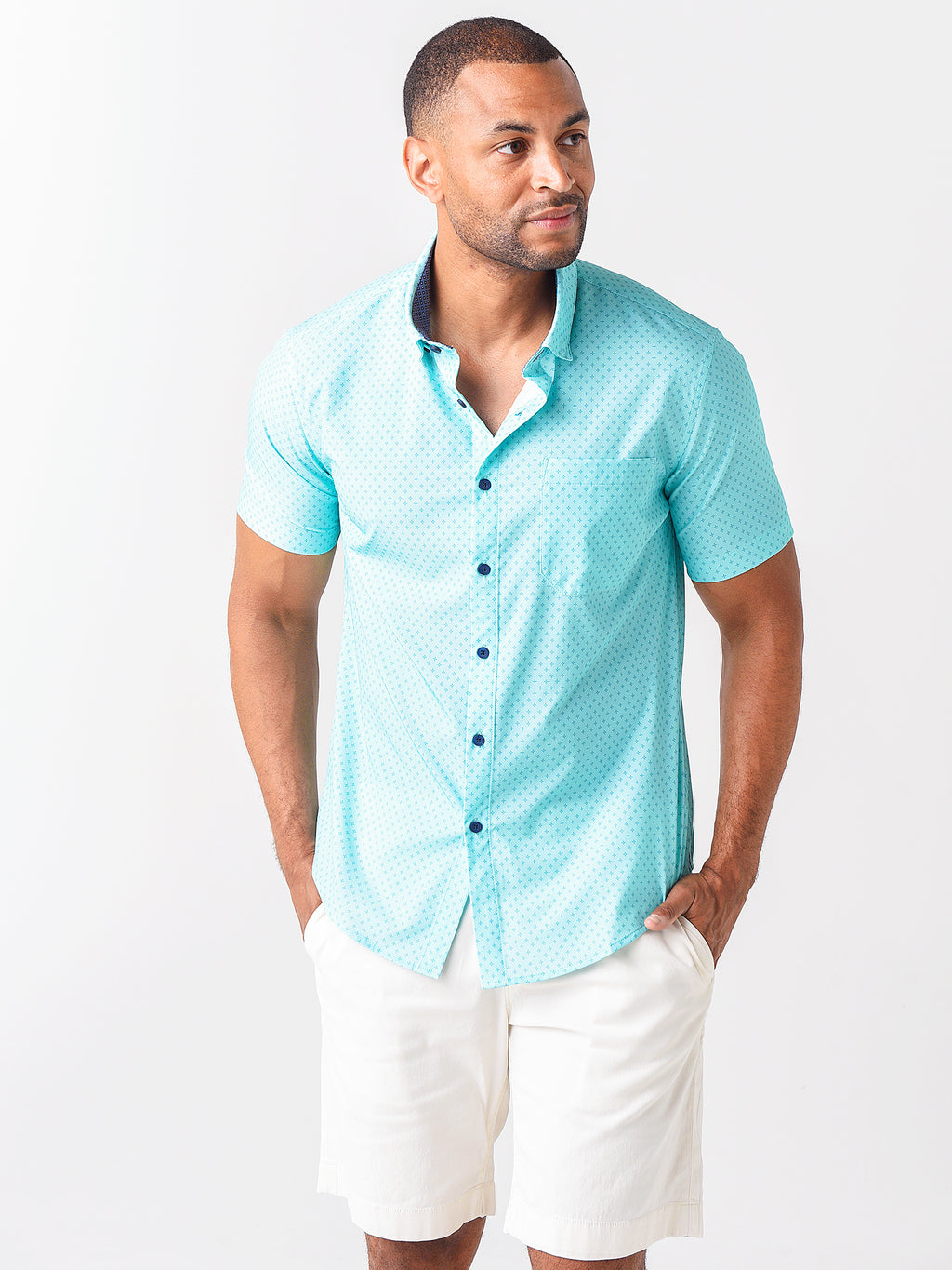 Mizzen+Main Leeward Short Sleeve Shirt - Saint Bernard