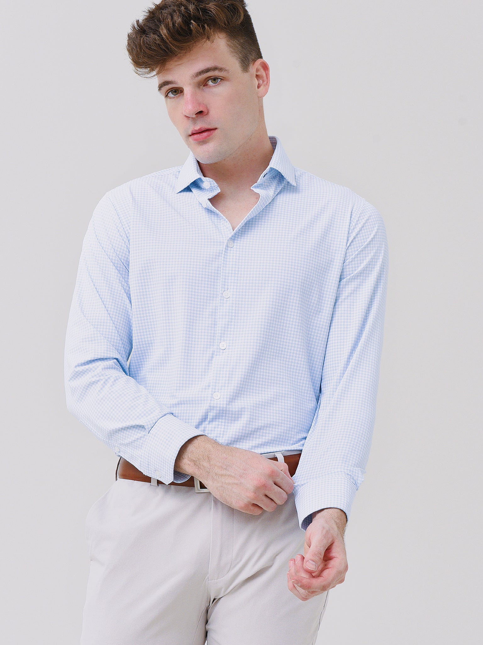 Mizzen+Main Men's Leeward Dress Shirt - Saint Bernard