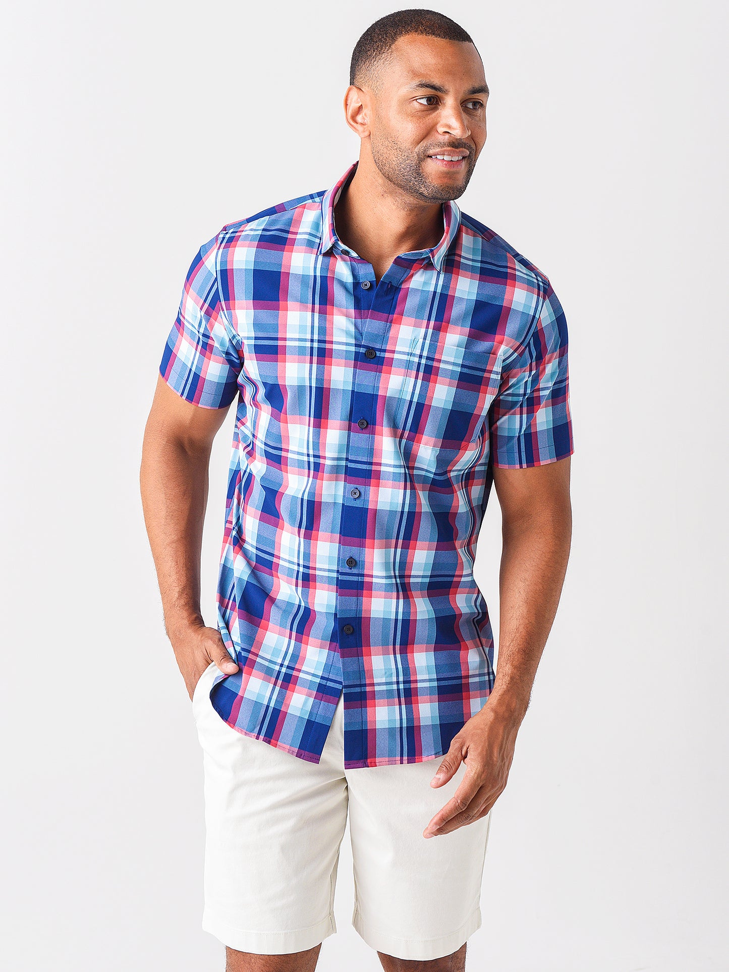 Mizzen+Main Leeward Short Sleeve Shirt - Saint Bernard