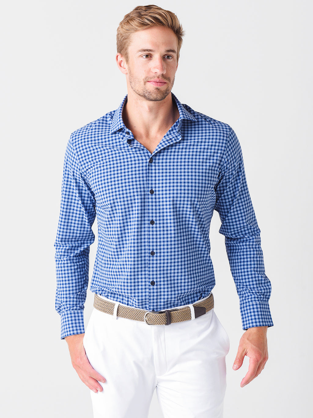 Mizzen+Main Men's Lightweight Leeward Dress Shirt - Saint Bernard