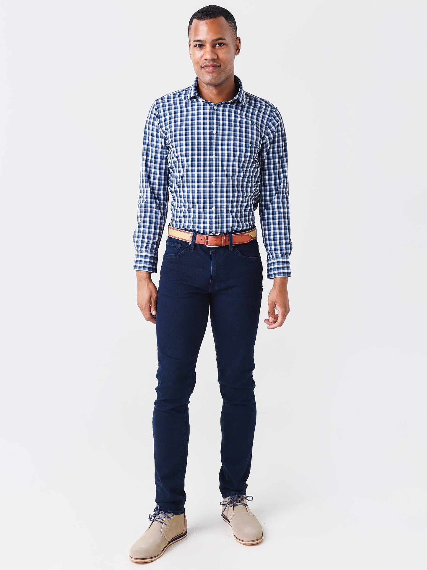 1WS-0311xNAVYWHITEMULTICHECK-alt1