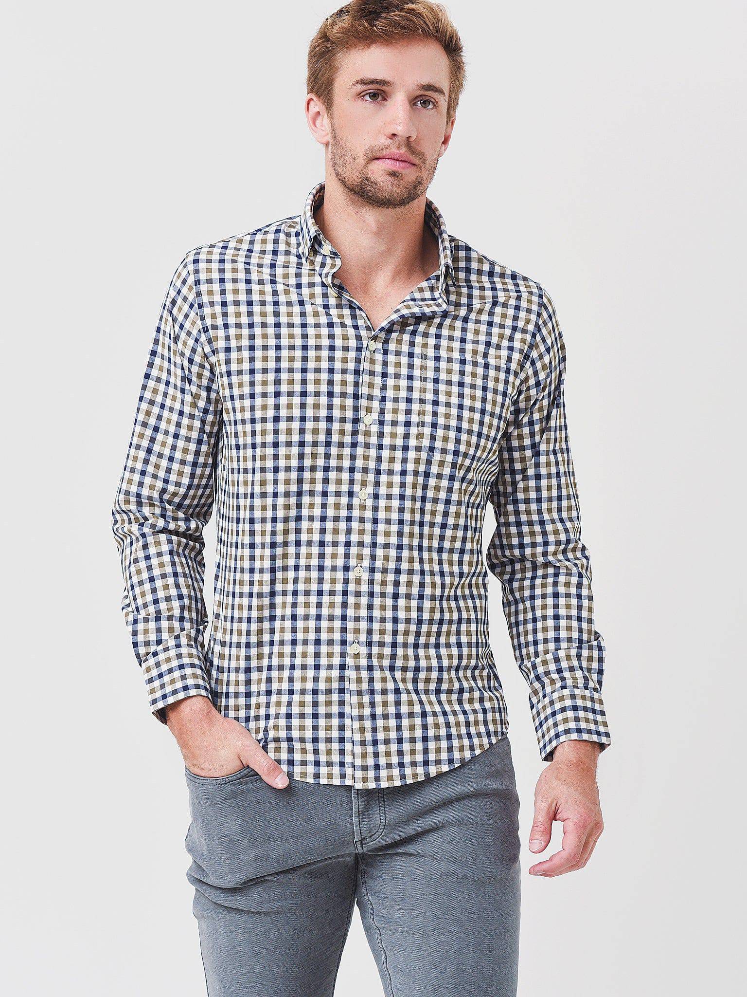 Mizzen+Main Men's Leeward No Tuck Dress Shirt - Saint Bernard
