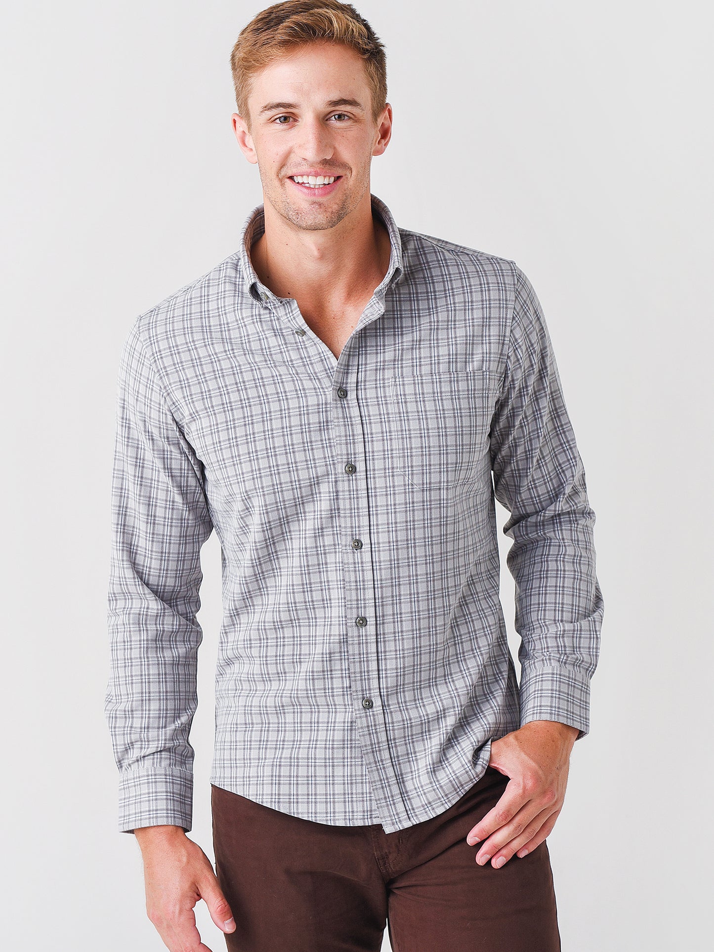 Mizzen+Main Men's City Flannel Button-Down Shirt