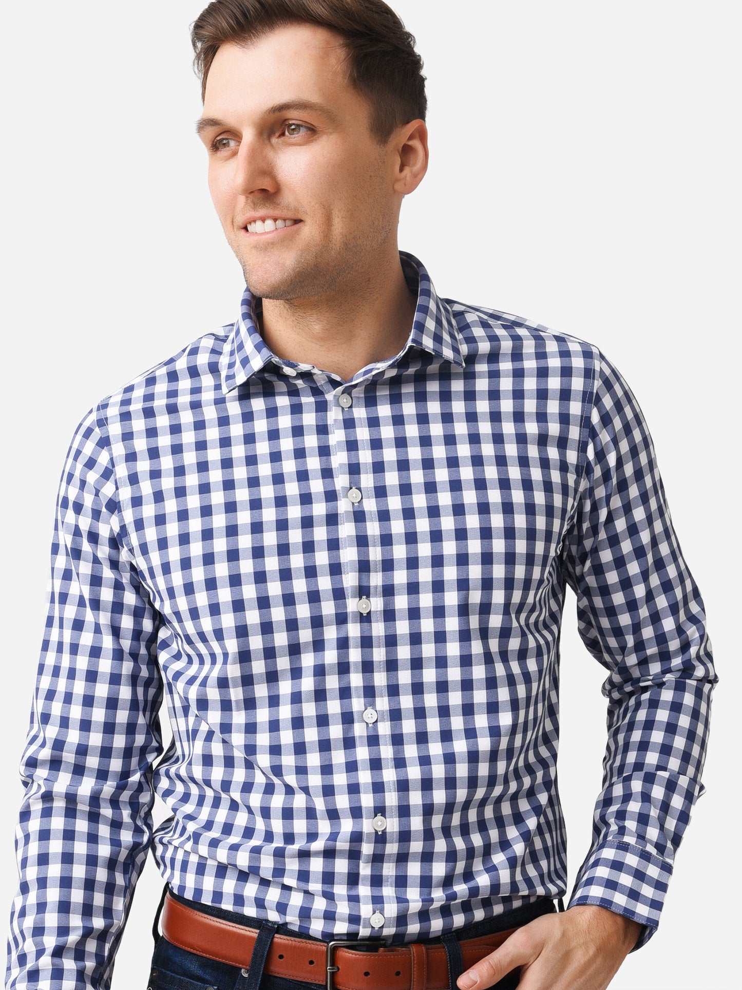 Mizzen+Main Men's Leeward Dress Shirt - Saint Bernard