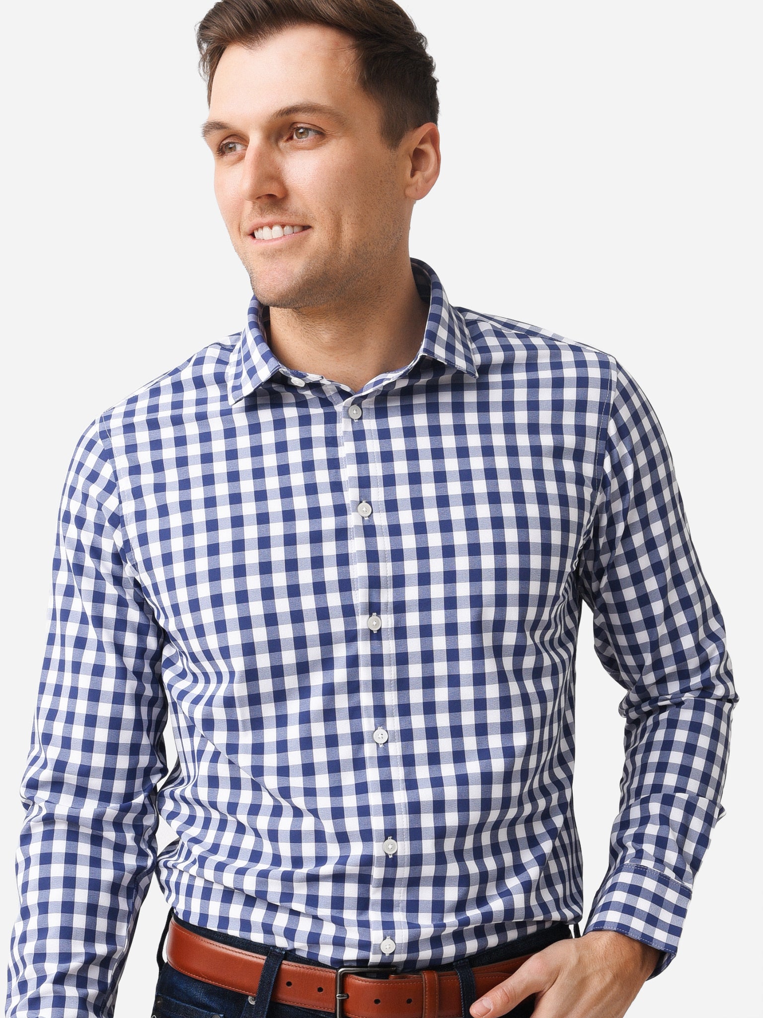 Mizzen+Main Men's Leeward Dress Shirt - Saint Bernard