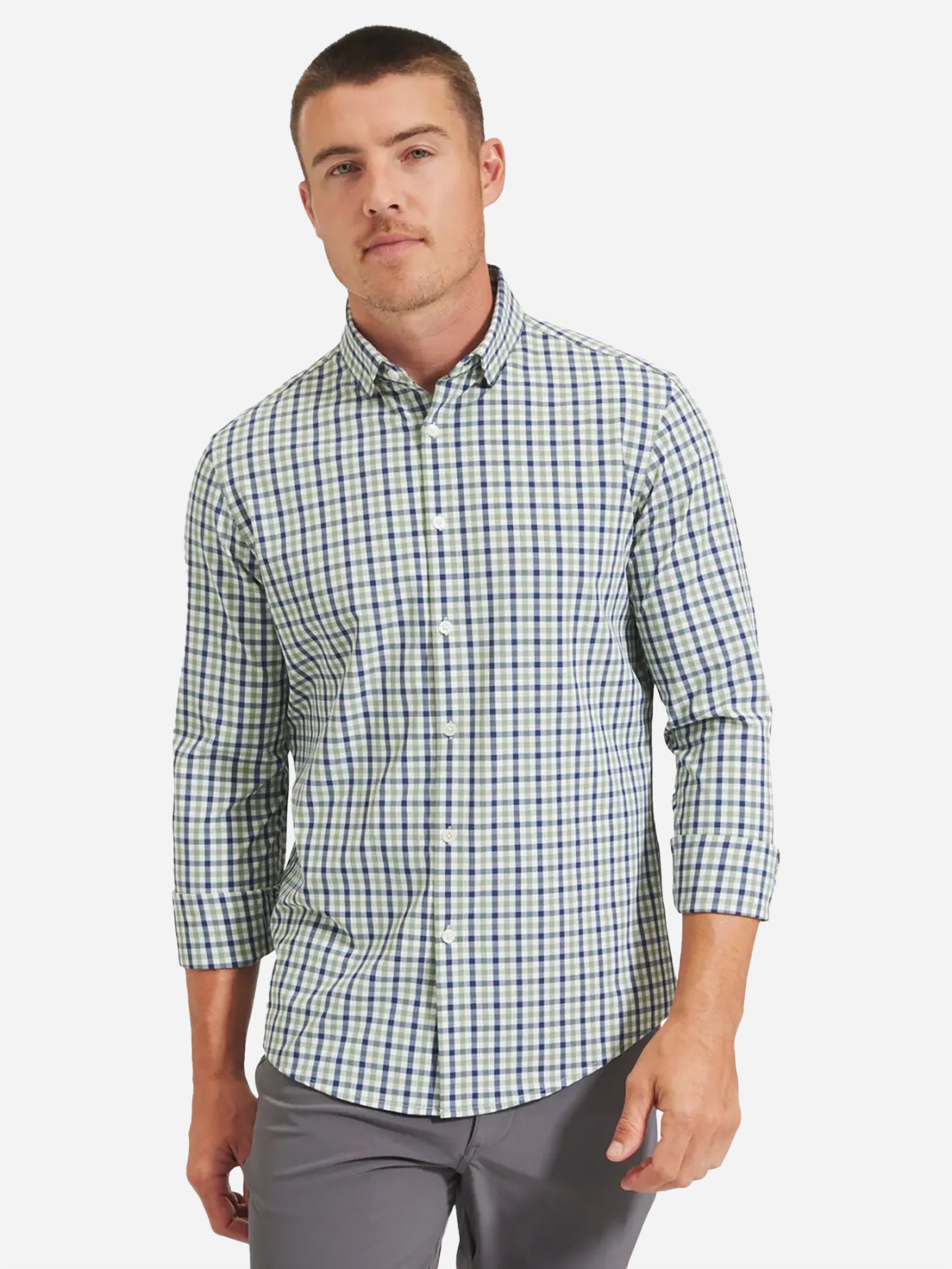Mizzen+Main Men's Leeward Button-Down Shirt - Saint Bernard