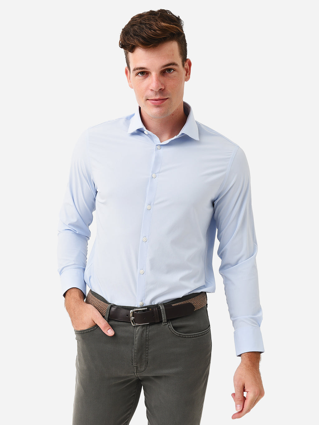 Mizzen+Main Men's Leeward Dress Shirt - Saint Bernard