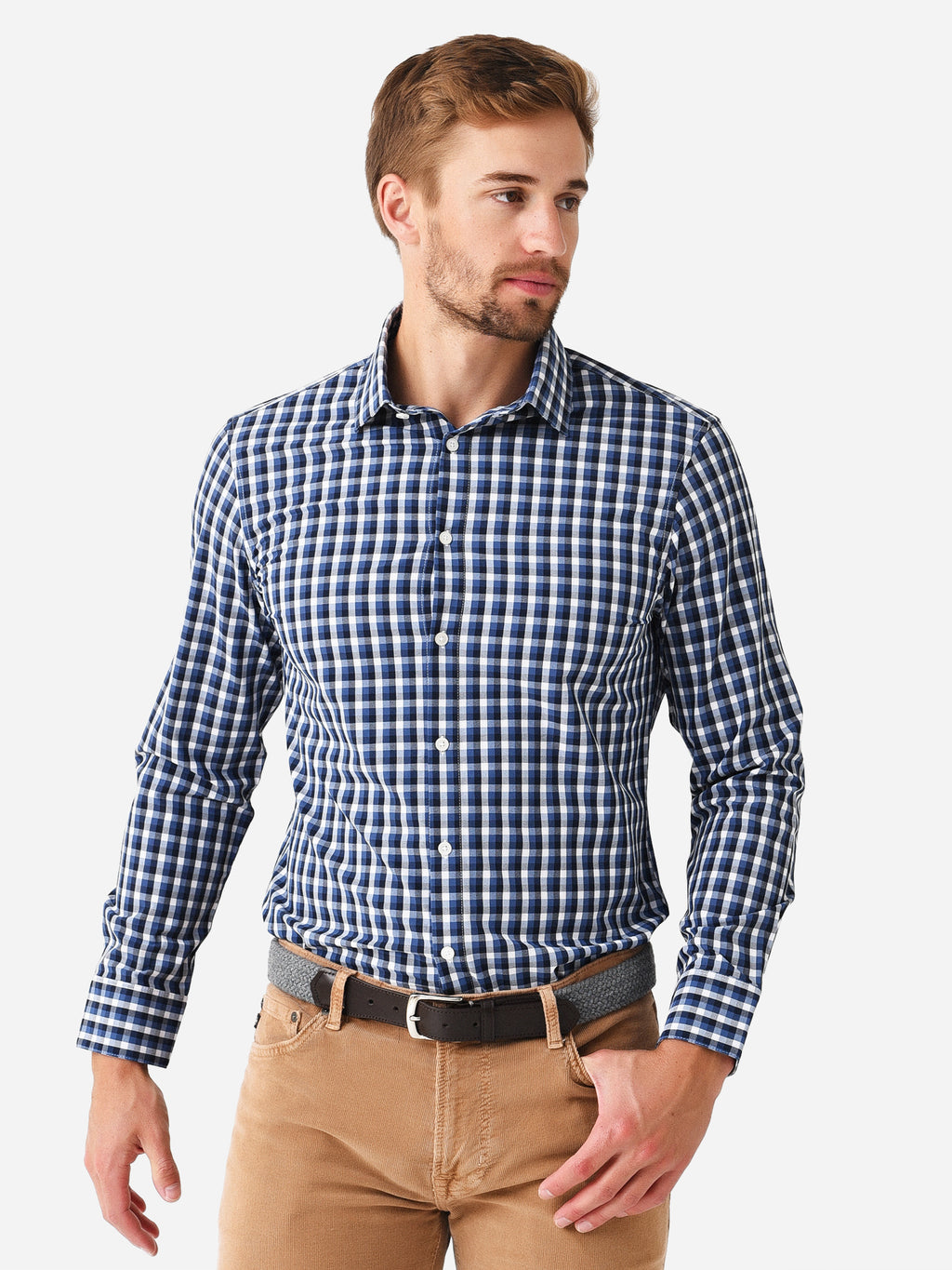Mizzen+Main Men's Leeward Dress Shirt - Saint Bernard