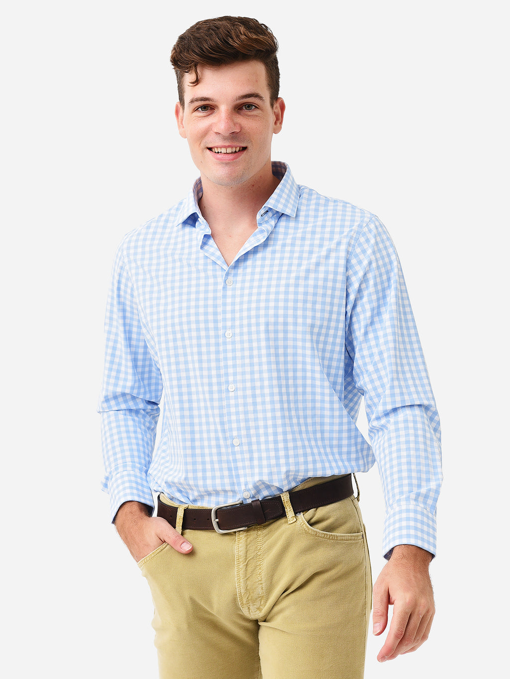 Mizzen+Main Men's Leeward Antimicrobial Dress Shirt - Saint Bernard
