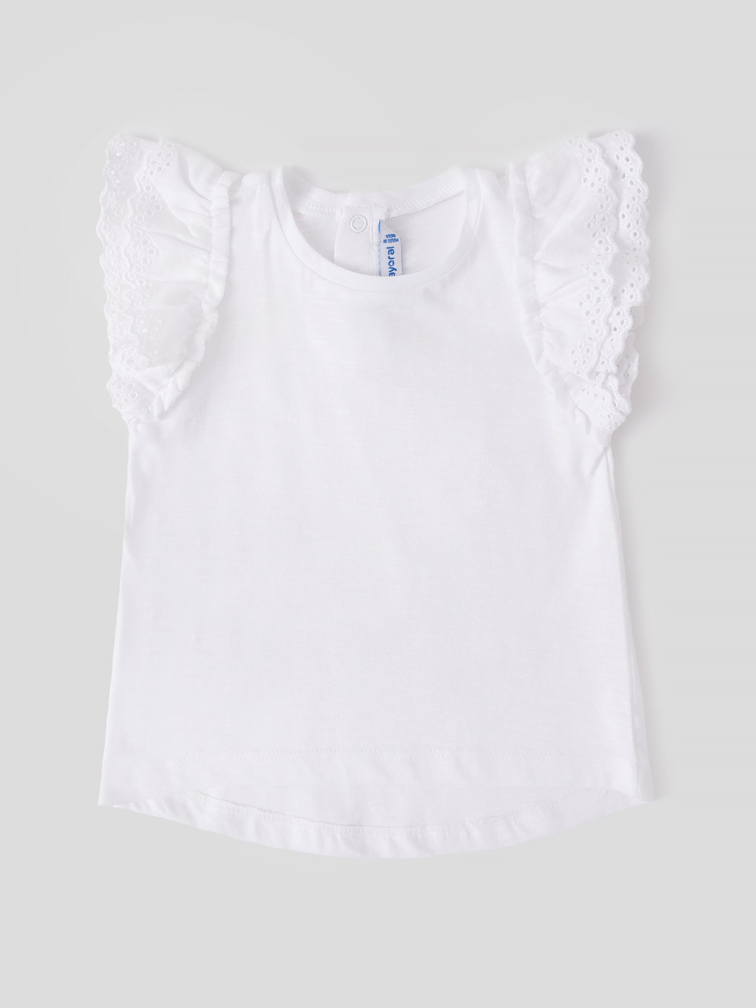 Mayoral Baby Girls' Short Sleeve Tee - Saint Bernard