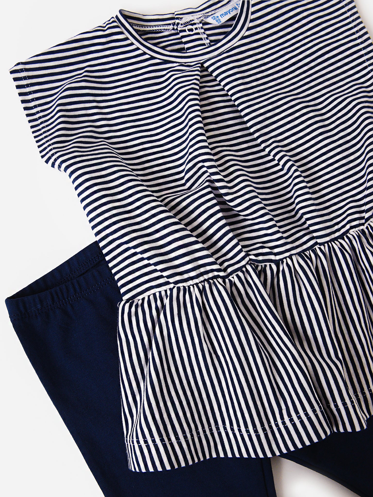 Mayoral Girls' Stripes Leggings Set - Saint Bernard