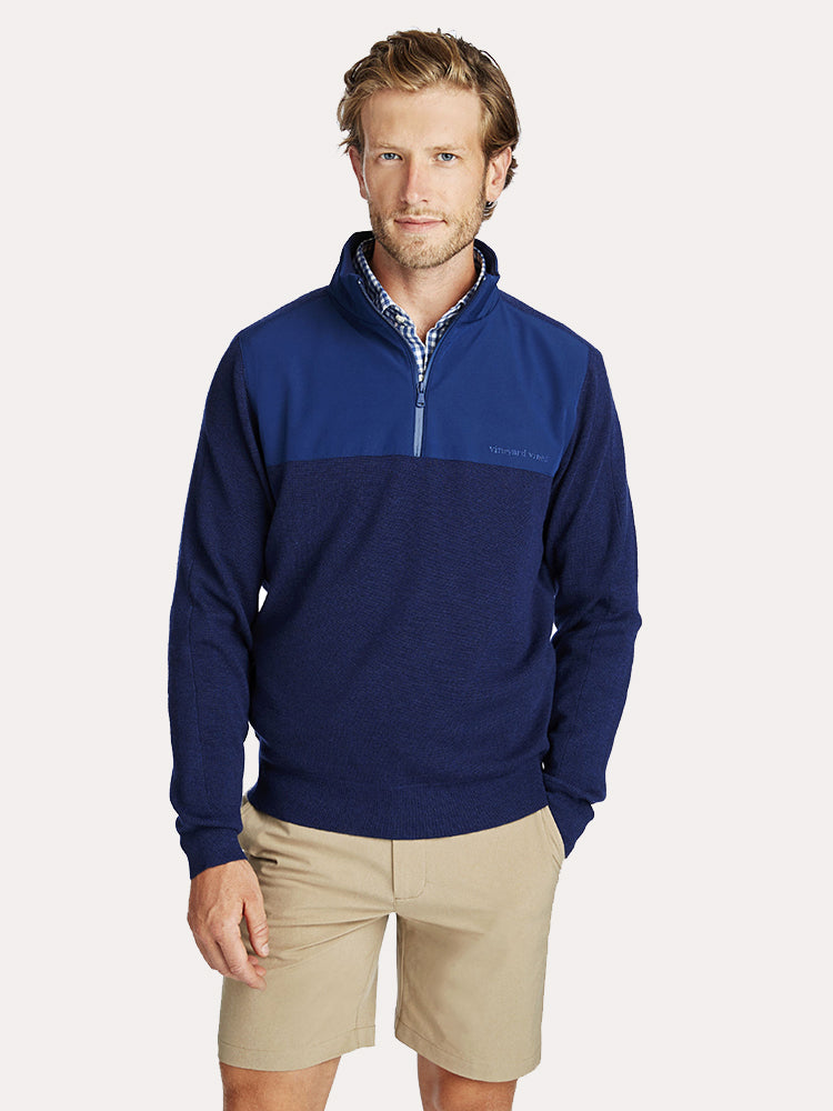 Vineyard Vines Men's Active Quarter-Zip - Saint Bernard