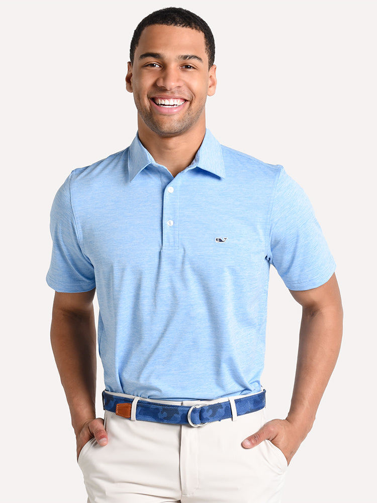 Vineyard Vines Men's St. Kitts Solid Bowline Fit Polo