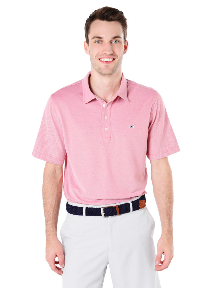 Vineyard Vines Marshall Solid Pique Polo - Saint Bernard
