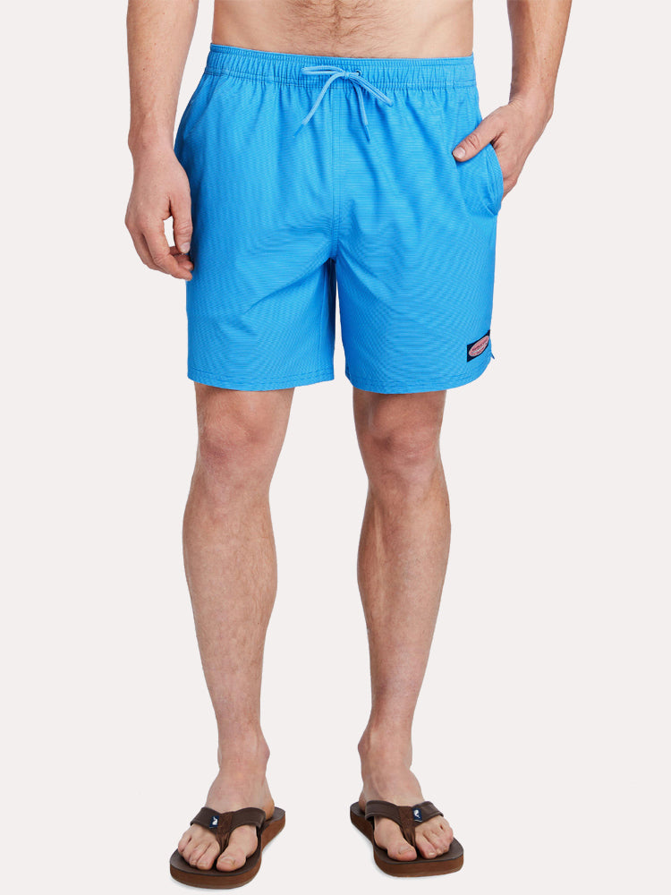 Vineyard Vines Men's Fine Line Stripe Chappy Trunk - Saint Bernard