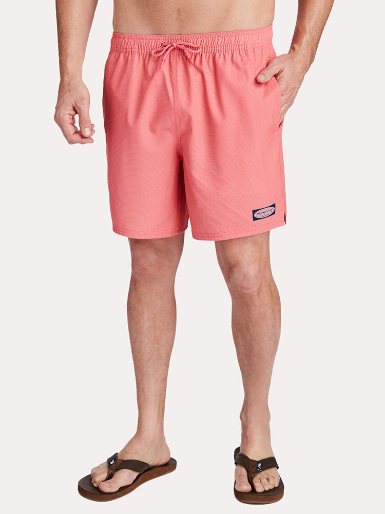Vineyard Vines Men's Fine Line Stripe Chappy Trunk - Saint Bernard