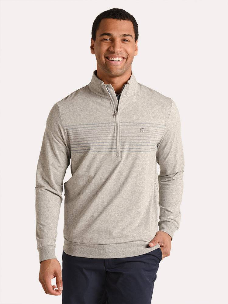 Travis Mathew Play Through Half-Zip Pullover - Saint Bernard