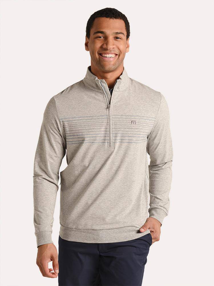 Travis Mathew Play Through Half-Zip Pullover - Saint Bernard