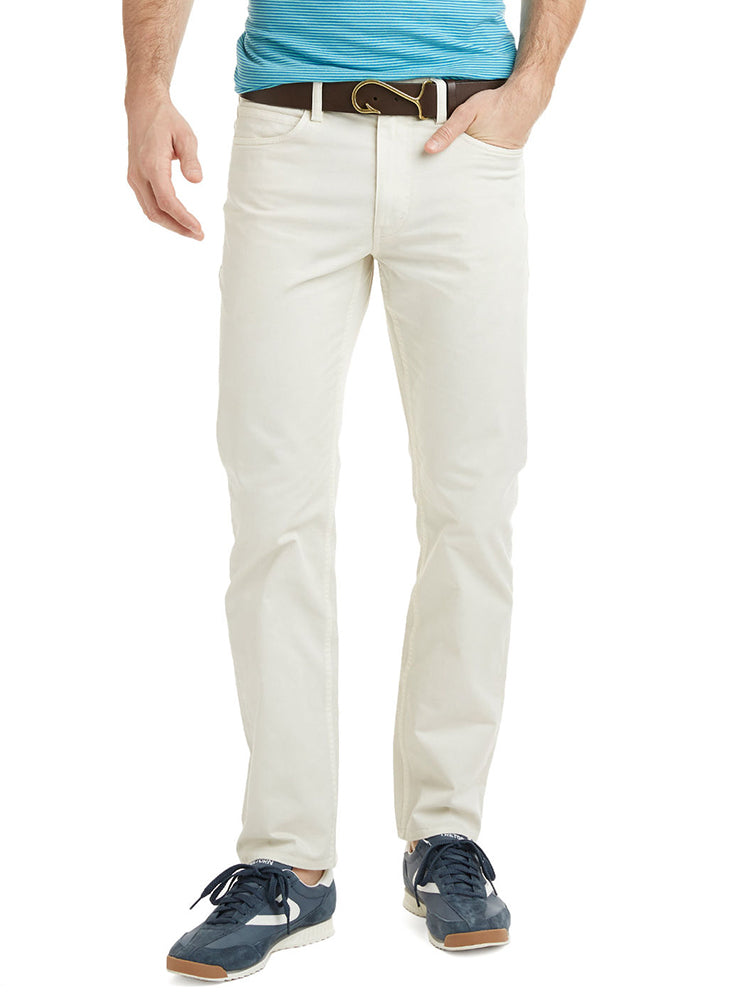 Vineyard Vines Men's Stretch Twill 5 Pocket Pant - Saint Bernard