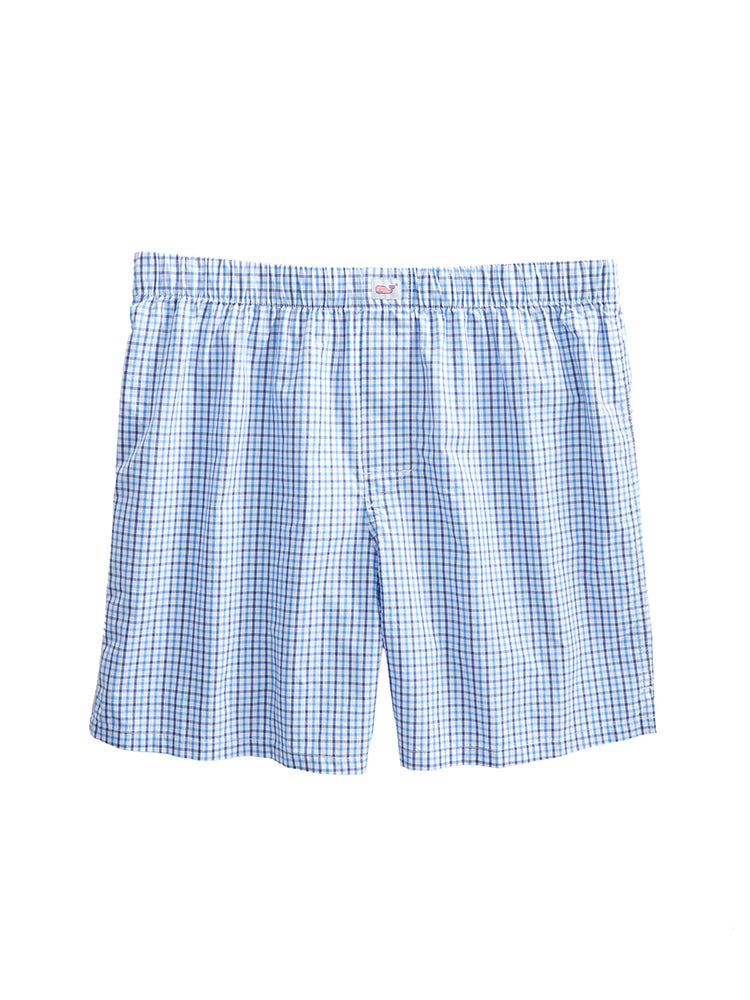 Vineyard Vines Sunny Knoll Tattersall Dress Boxers - Saint Bernard
