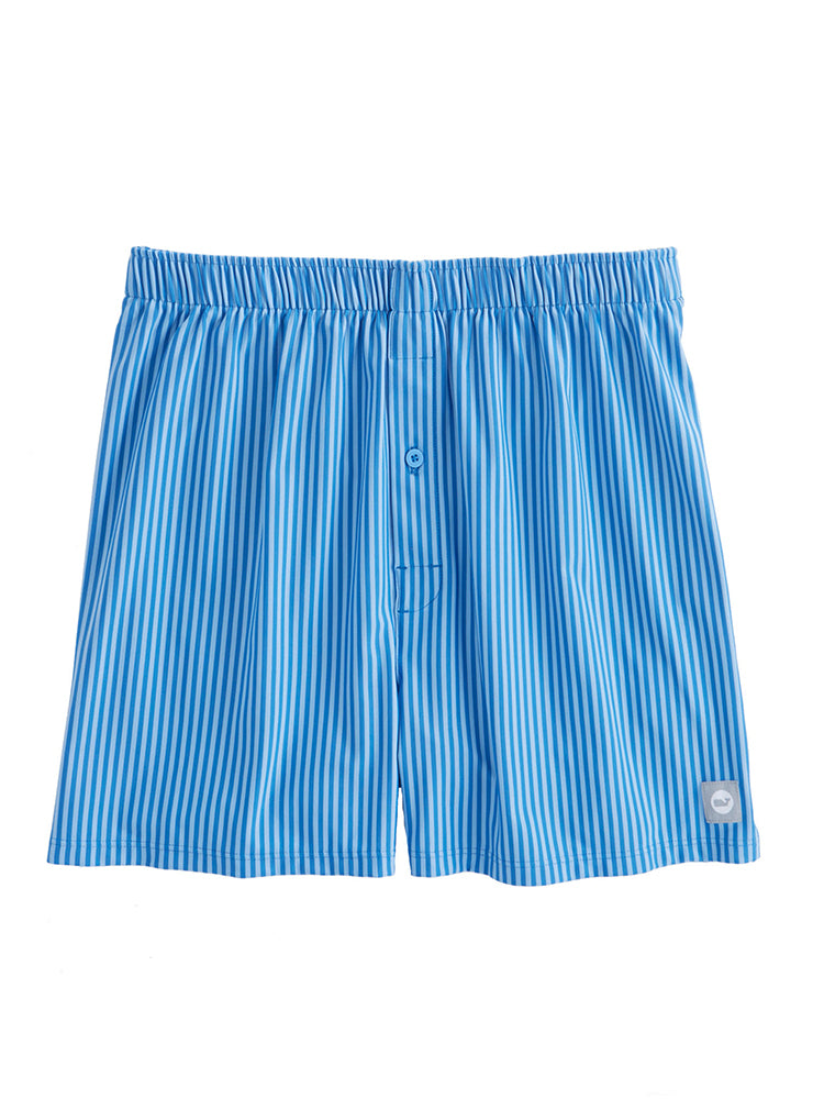 Vineyard Vines Kennedy Stripe Performance Boxers - Saint Bernard