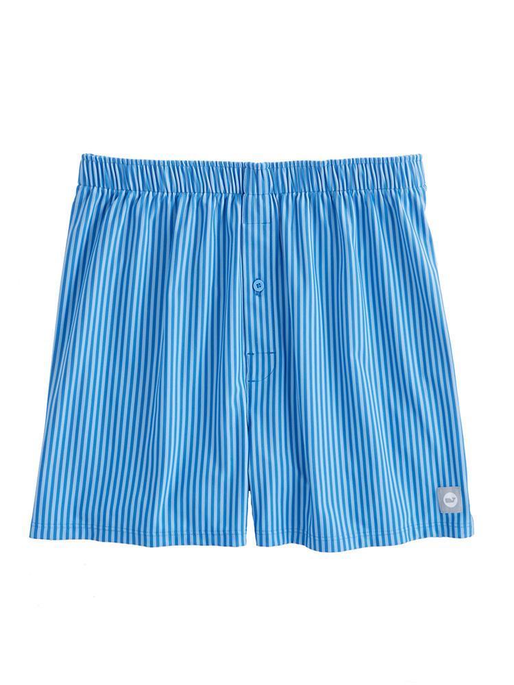 Vineyard Vines Kennedy Stripe Performance Boxers - Saint Bernard