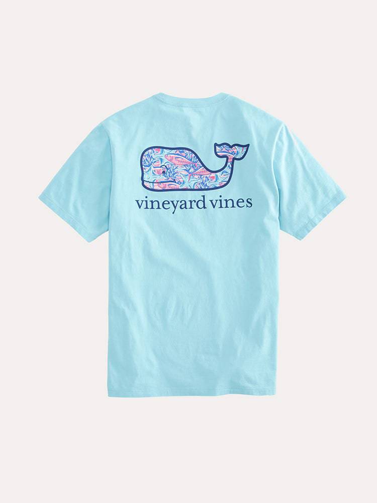 Vineyard Vines Men's Tuna Starfish Whale Fill Pocket T-Shirt - Saint Bernard
