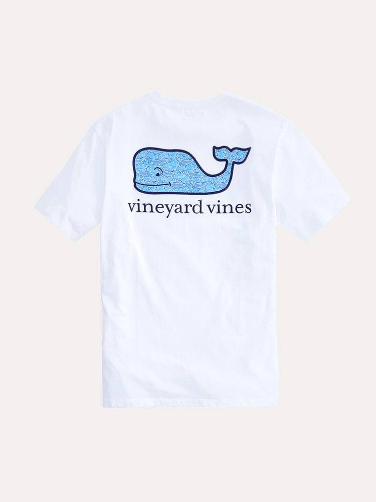 Vineyard Vines Men's Tarpon Sketch Whale Fill Pocket T-Shirt - Saint Bernard