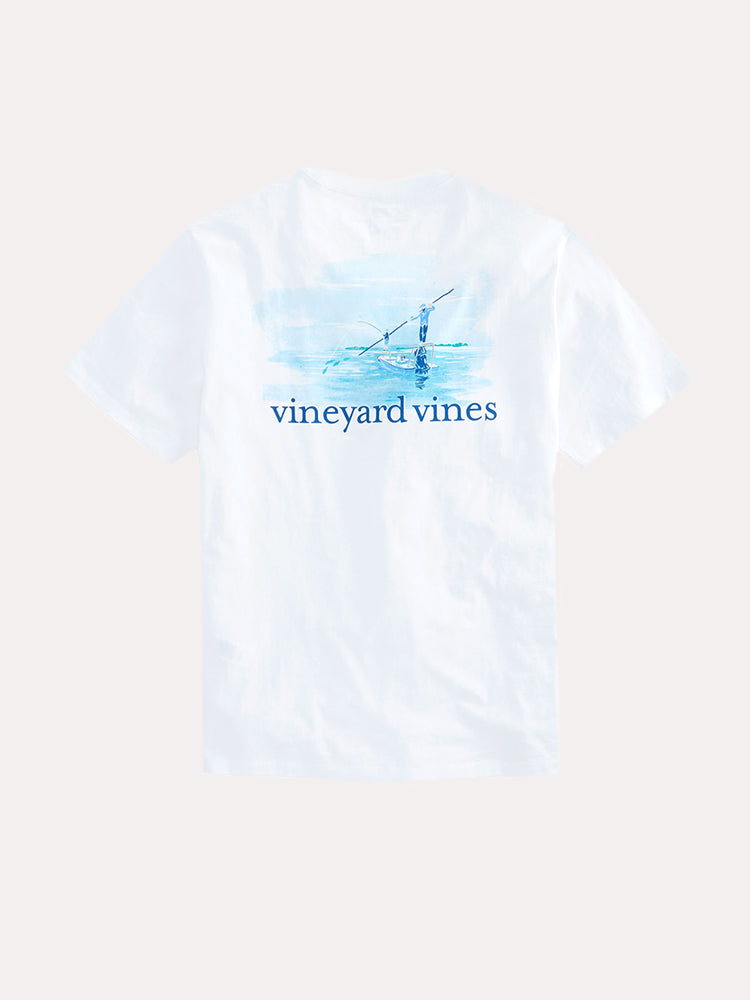 Vineyard Vines Short Sleeve Day on The Flats Pocket Tee - Saint Bernard