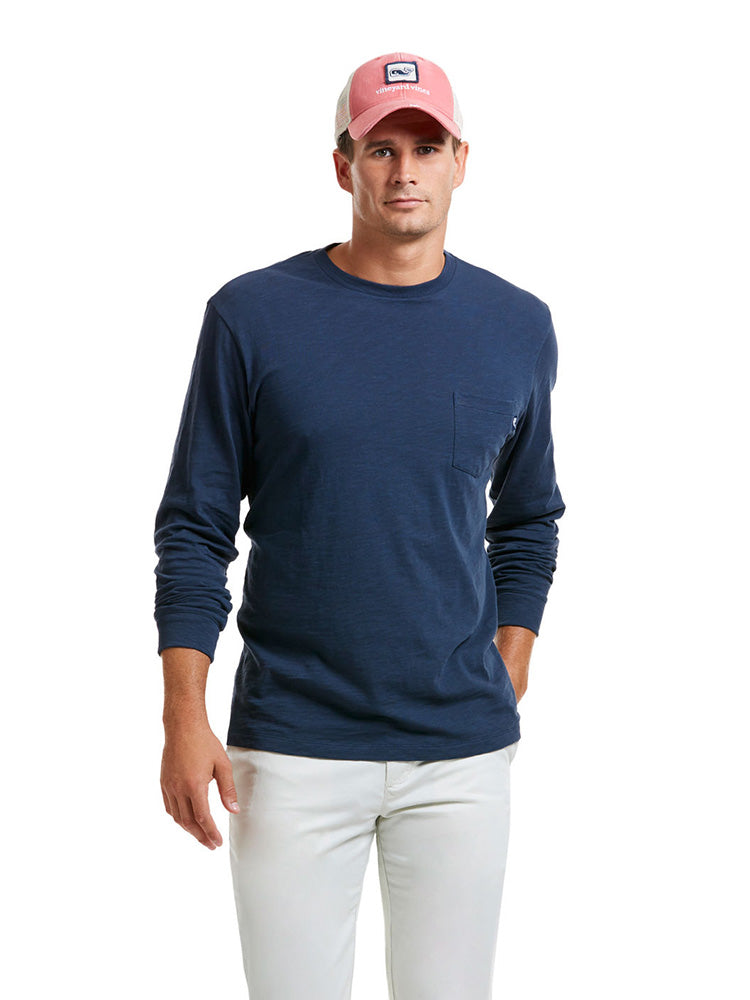 Vineyard Vines Long Sleeve Slub Tee - Saint Bernard