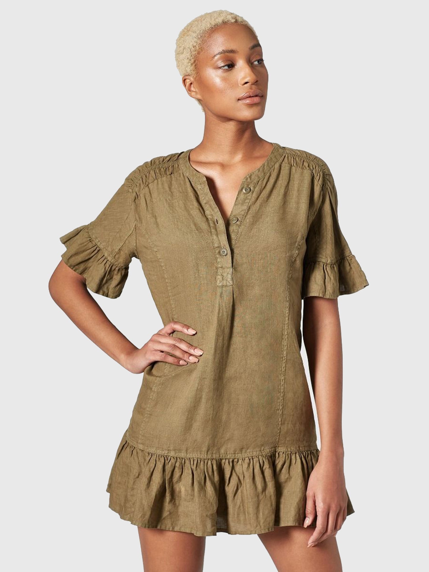 Joie Women's Brandt Linen Dress - Saint Bernard