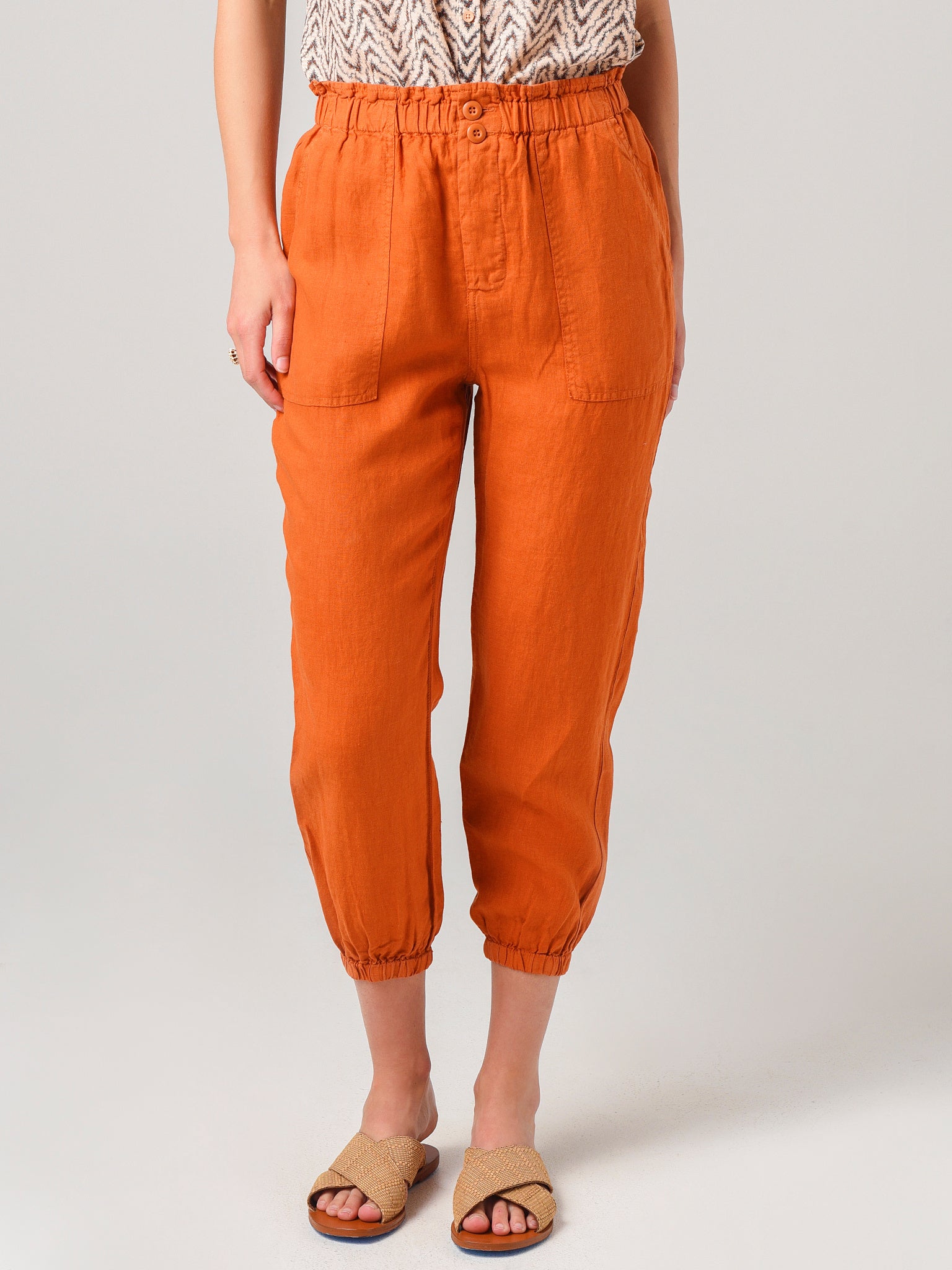 Joie Women's Derren B Linen Pant - Saint Bernard