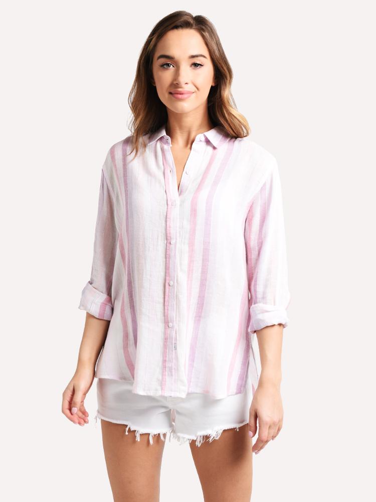 Rails Women's Sydney Linen Shirt - Saint Bernard