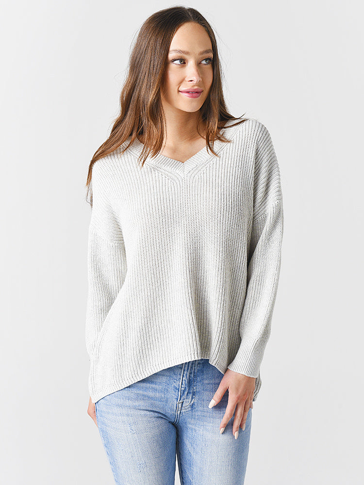 Project J Women's V-Neck Sweater - Saint Bernard