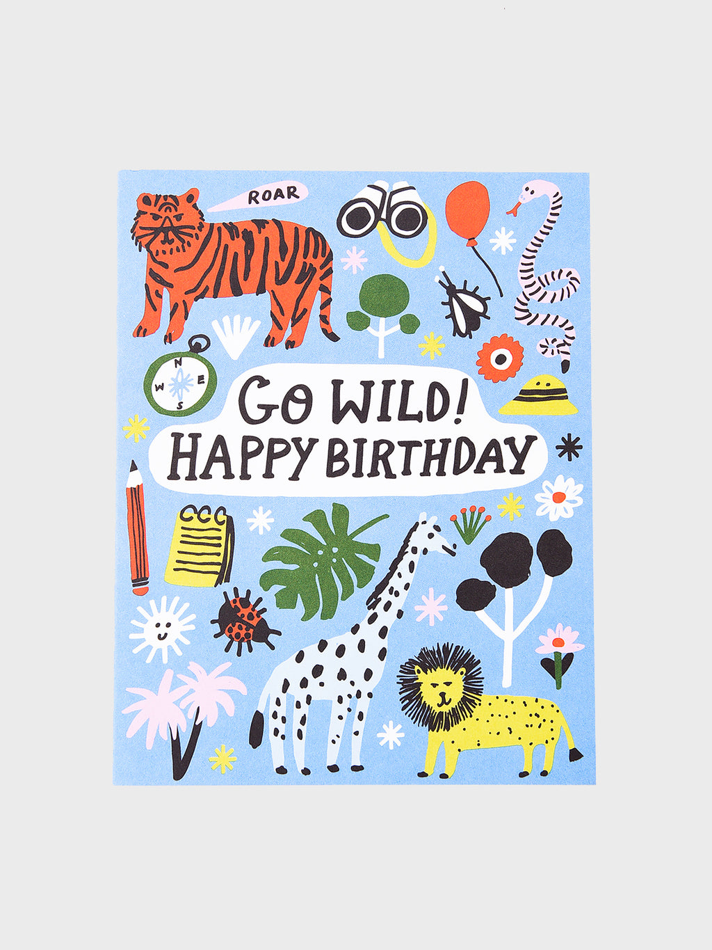 The Found Go Wild! Happy Birthday Greeting Card - Saint Bernard