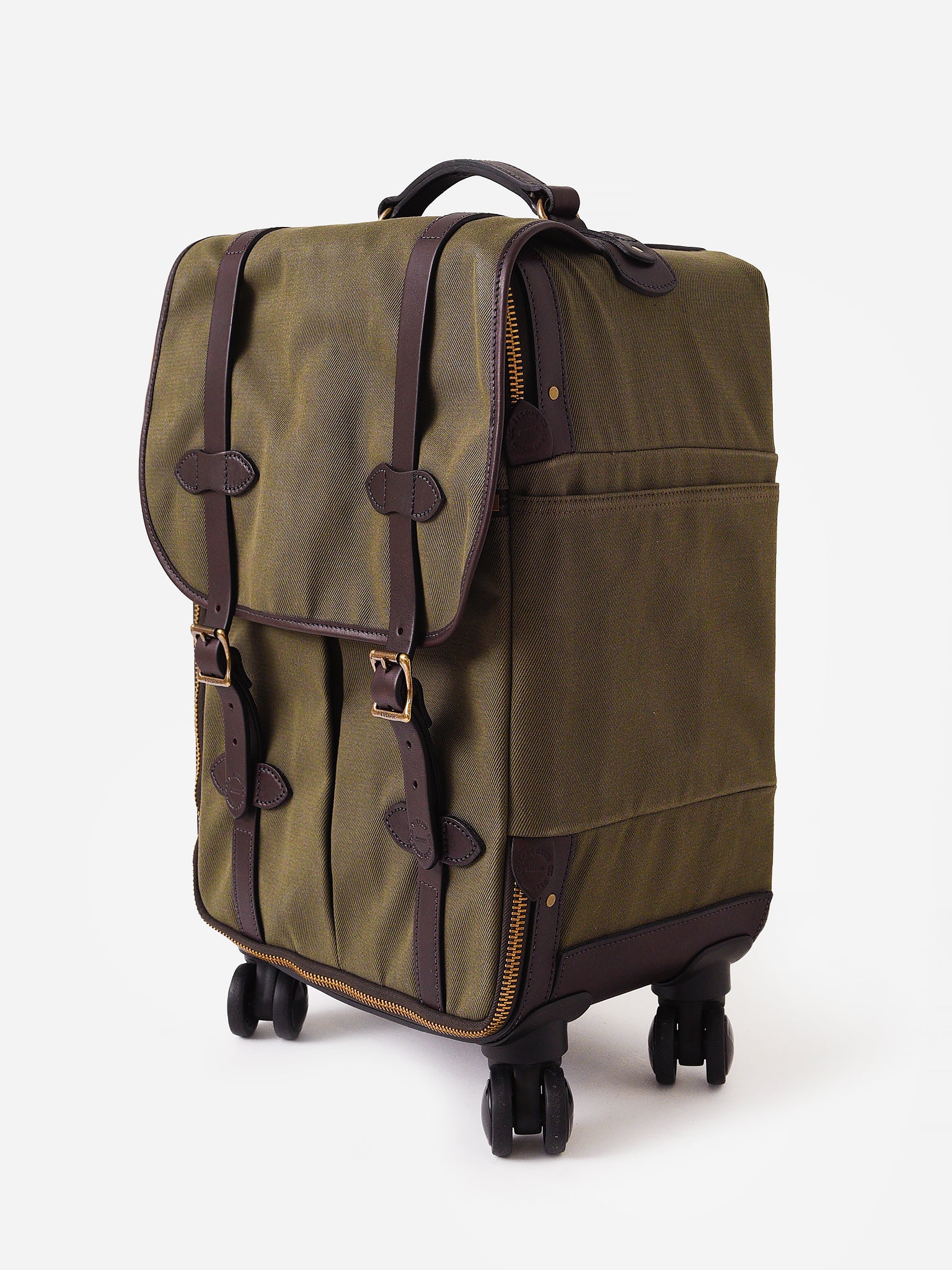 Filson Rugged Twill Rolling 4Wheel CarryOn Bag
