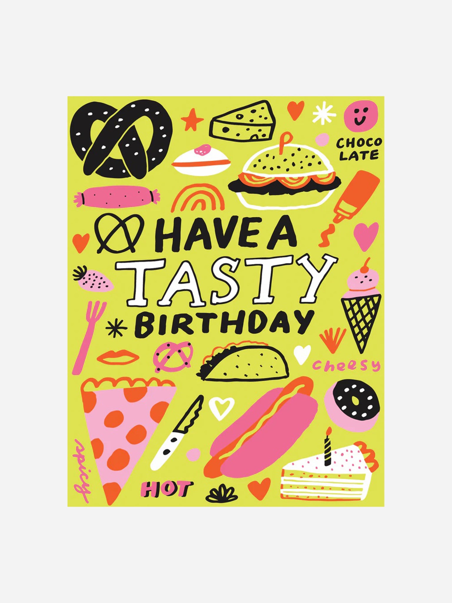 The Found Have A Tasty Birthday Card - Saint Bernard