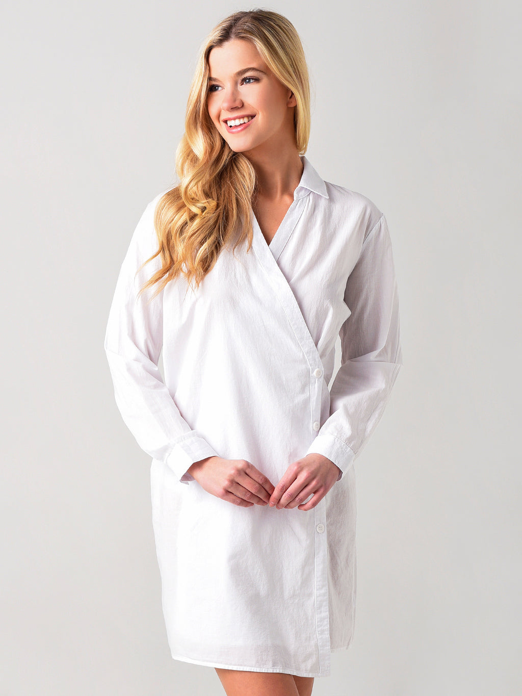 Stateside Women's Poplin Shirt Dress - Saint Bernard
