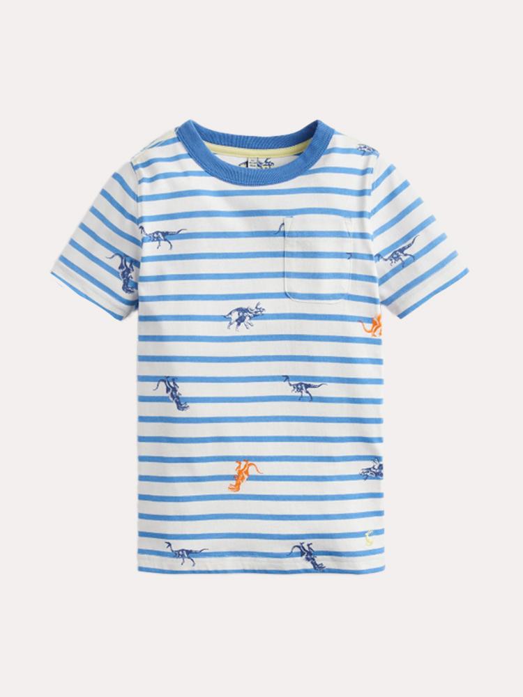 Little Joules Boys' Caspian Tee - Saint Bernard